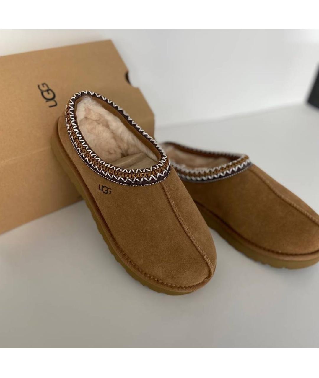 UGG AUSTRALIA Коричневые замшевые ботинки, фото 2