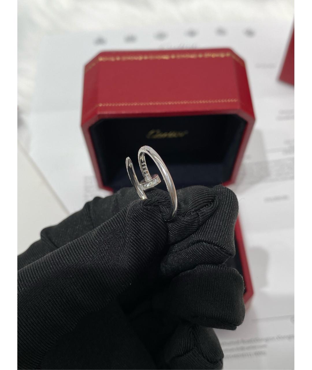 CARTIER Серебряное кольцо из белого золота, фото 4