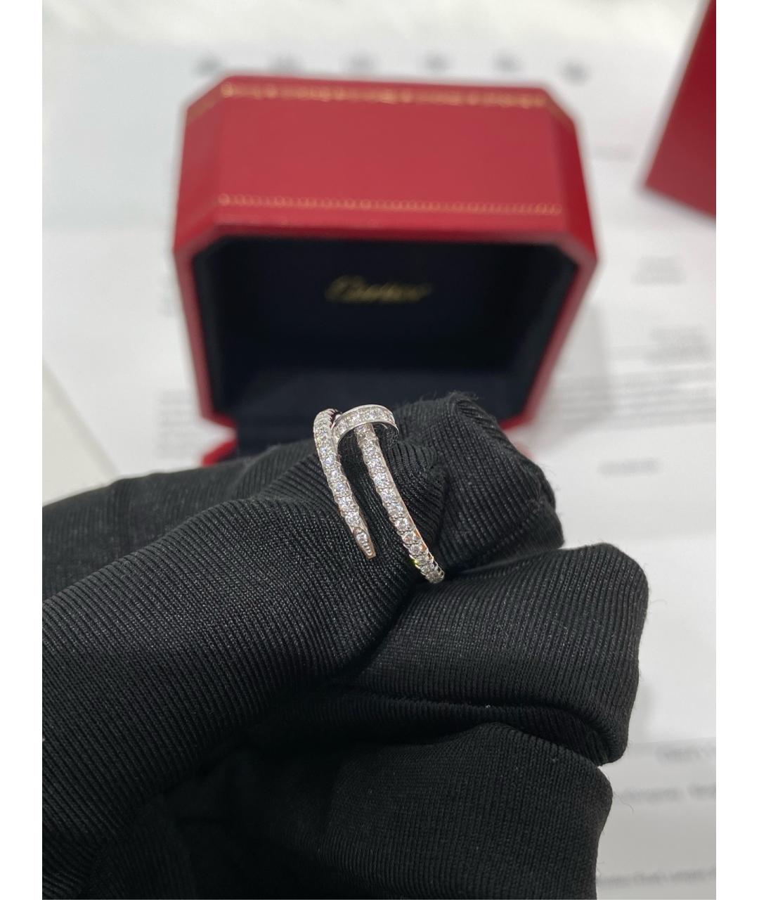 CARTIER Серебряное кольцо из белого золота, фото 6