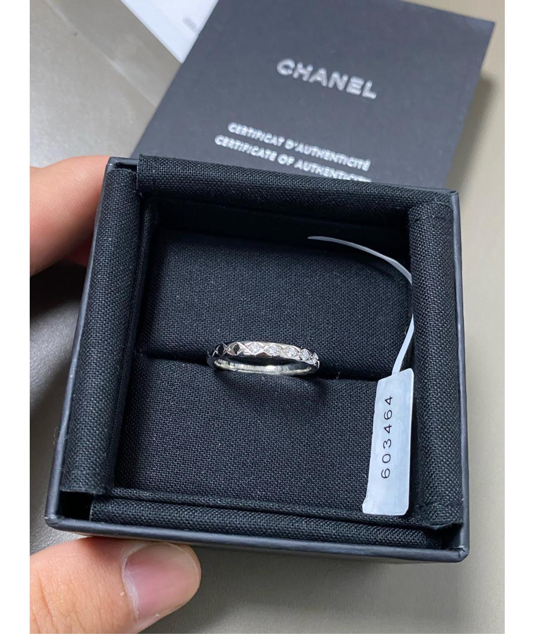 CHANEL Серебряное кольцо из белого золота, фото 2