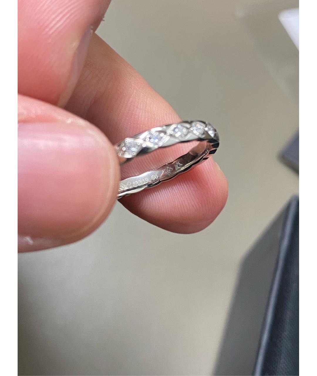 CHANEL Серебряное кольцо из белого золота, фото 5