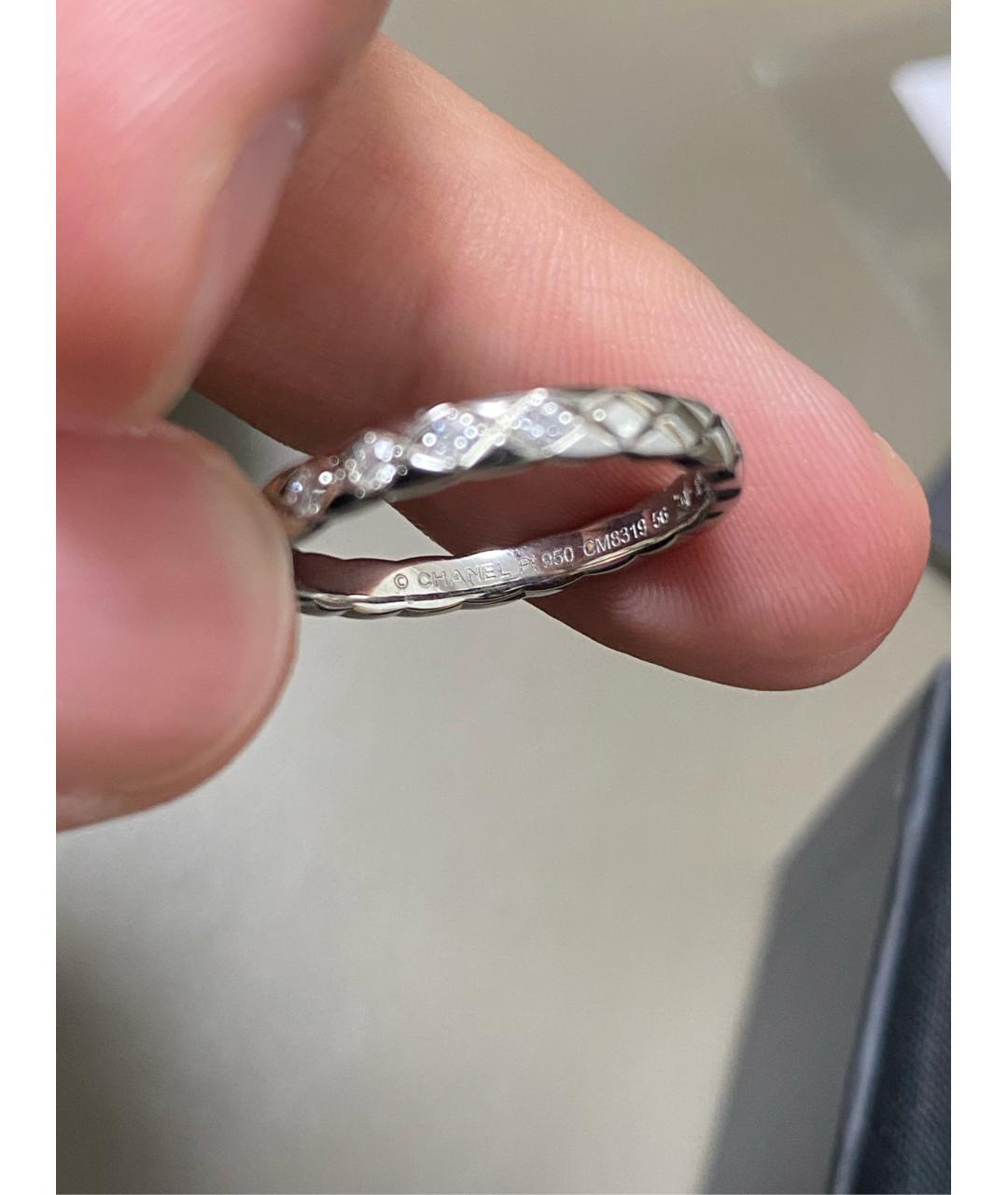 CHANEL Серебряное кольцо из белого золота, фото 3