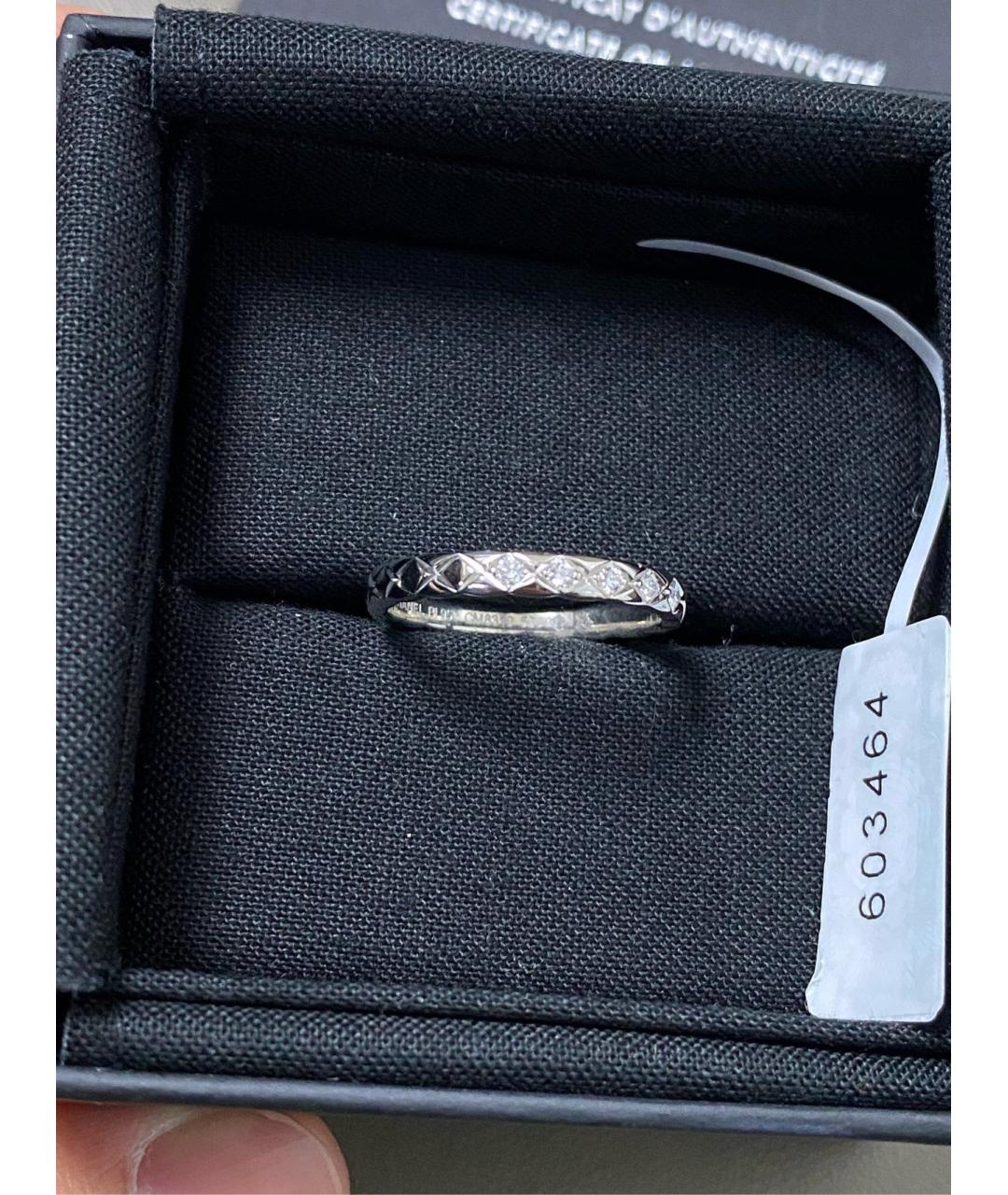 CHANEL Серебряное кольцо из белого золота, фото 7