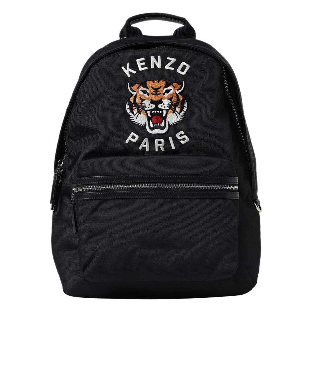 KENZO Черный синтетический рюкзак, фото 1
