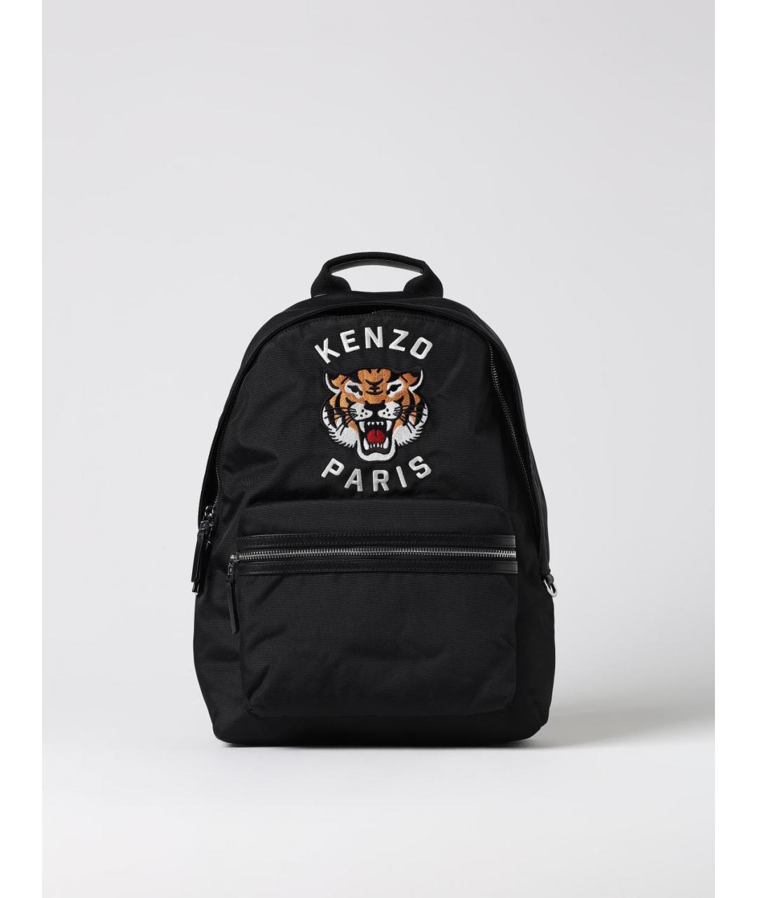 KENZO Черный синтетический рюкзак, фото 6
