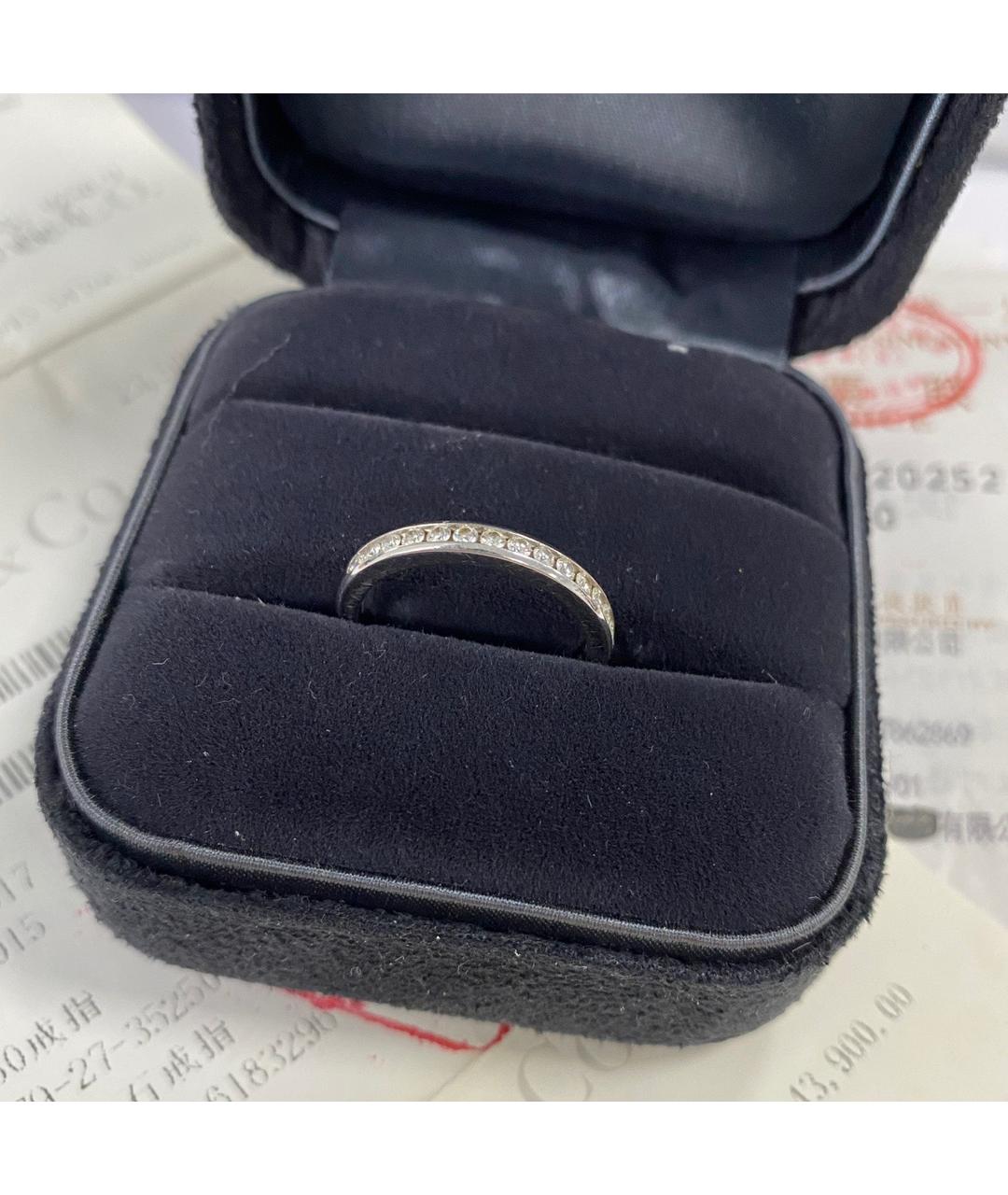 TIFFANY&CO Серебряное платиновое кольцо, фото 2