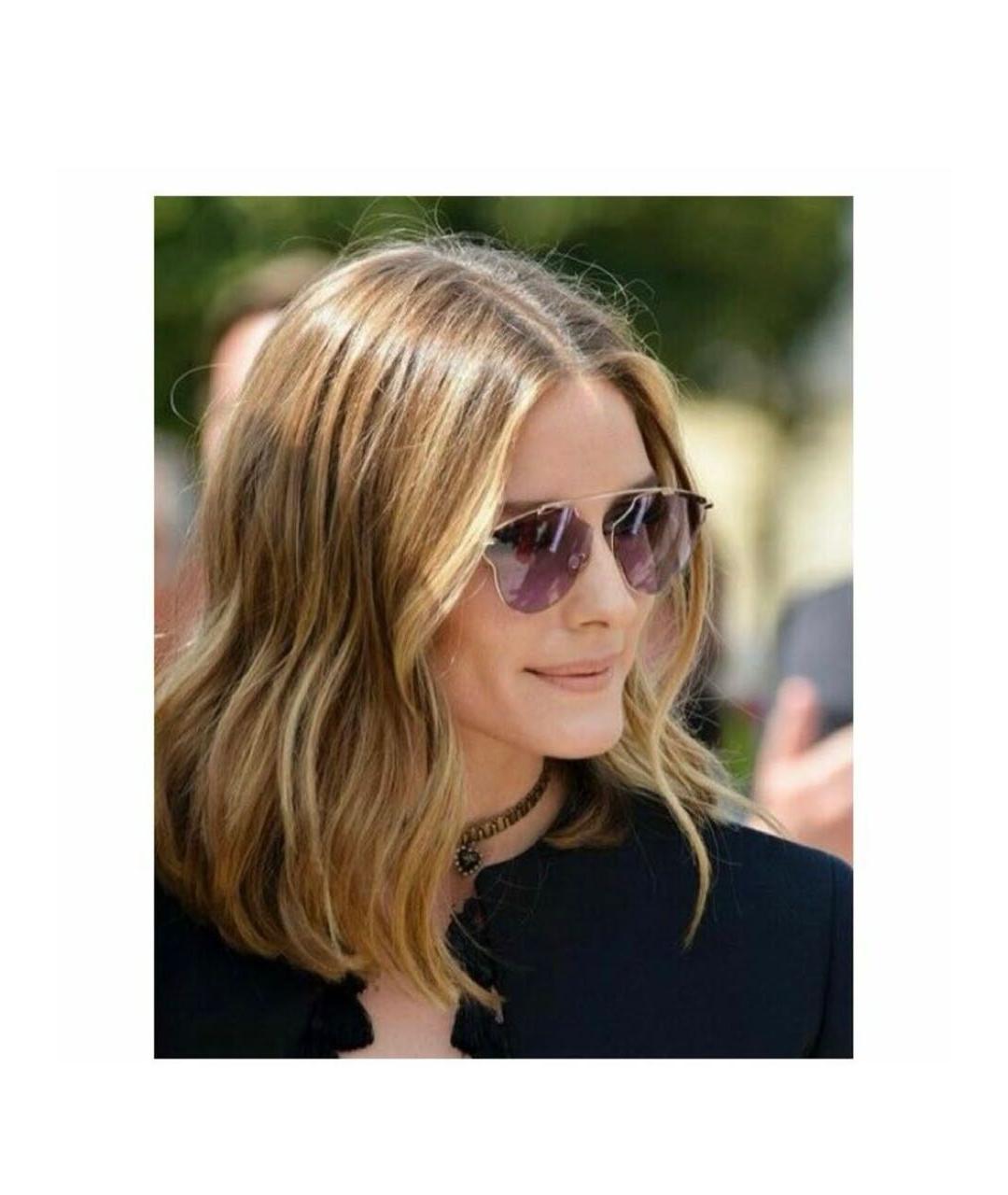 CHRISTIAN DIOR Фиолетовые металлические солнцезащитные очки, фото 5