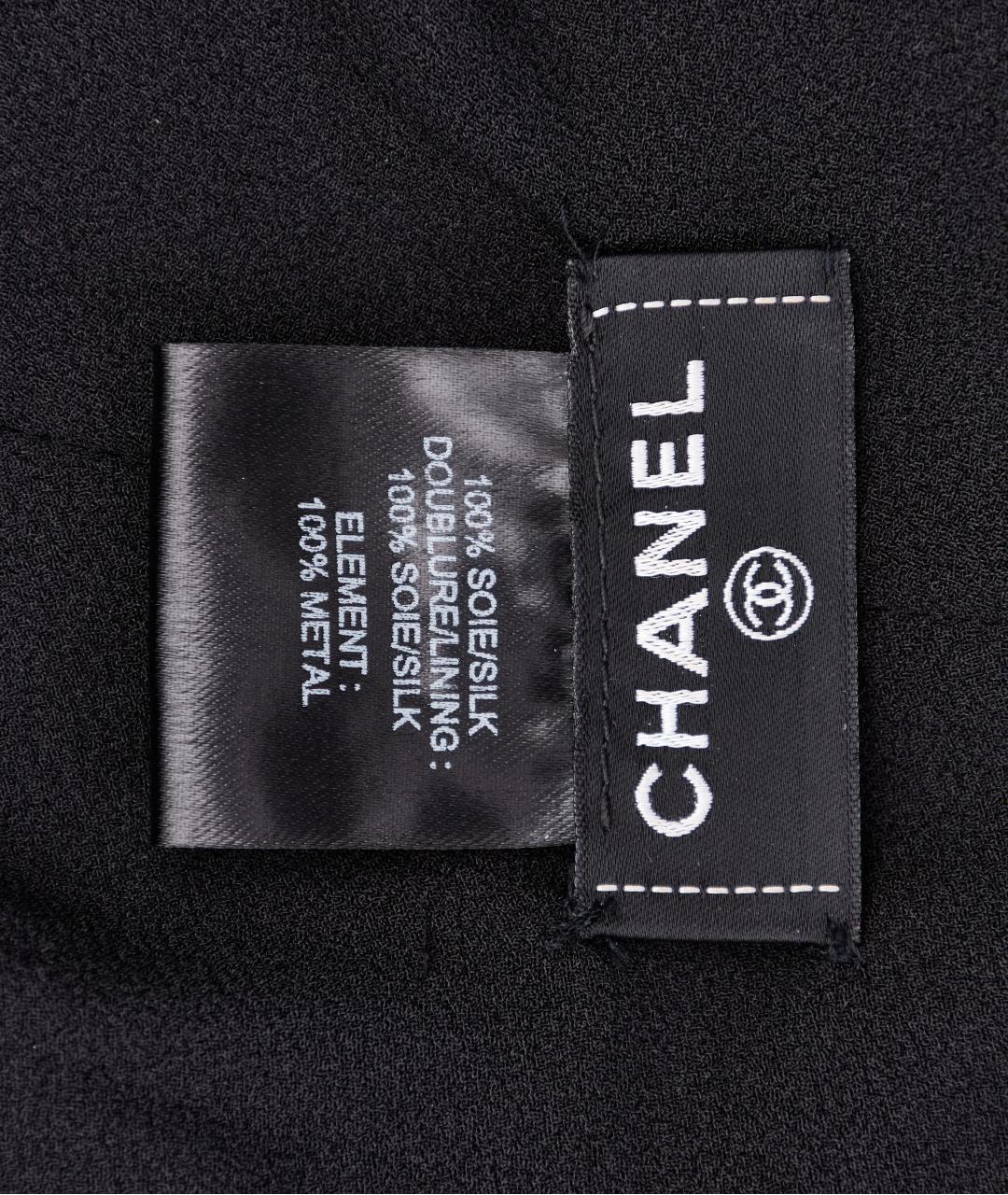 CHANEL Черная хлопковая шапка, фото 5