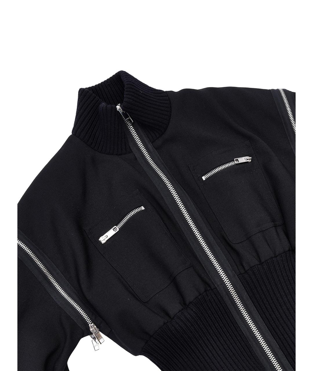 GUCCI Черное шерстяное повседневное платье, фото 5