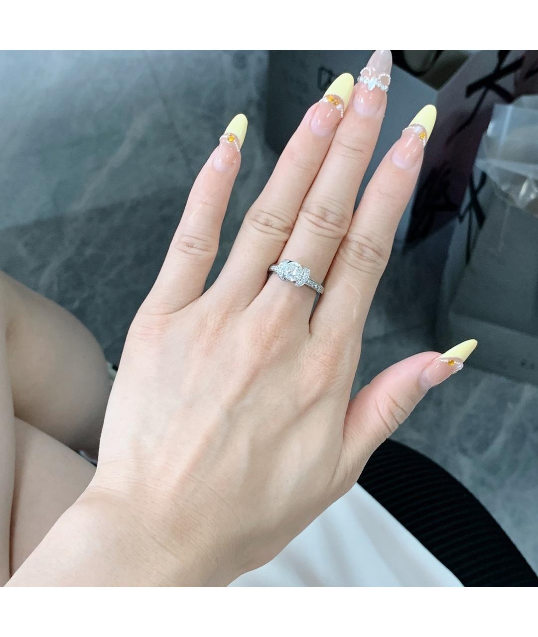 TIFFANY&CO Серебряное платиновое кольцо, фото 7