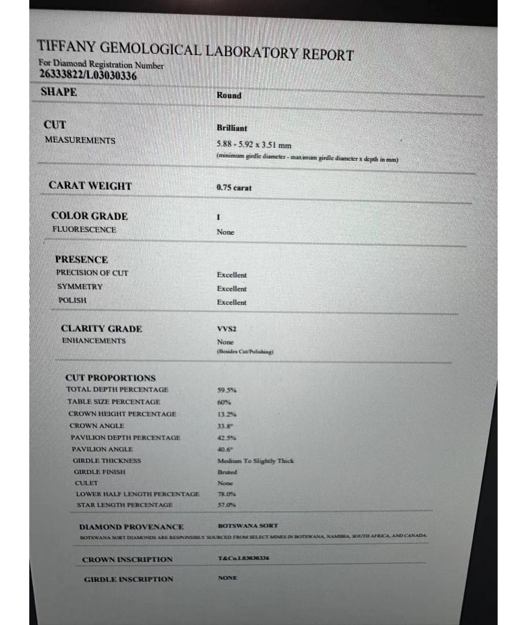 TIFFANY&CO Серебряное платиновое кольцо, фото 8