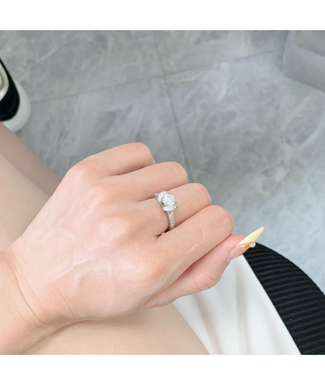 TIFFANY&CO Серебряное платиновое кольцо, фото 6