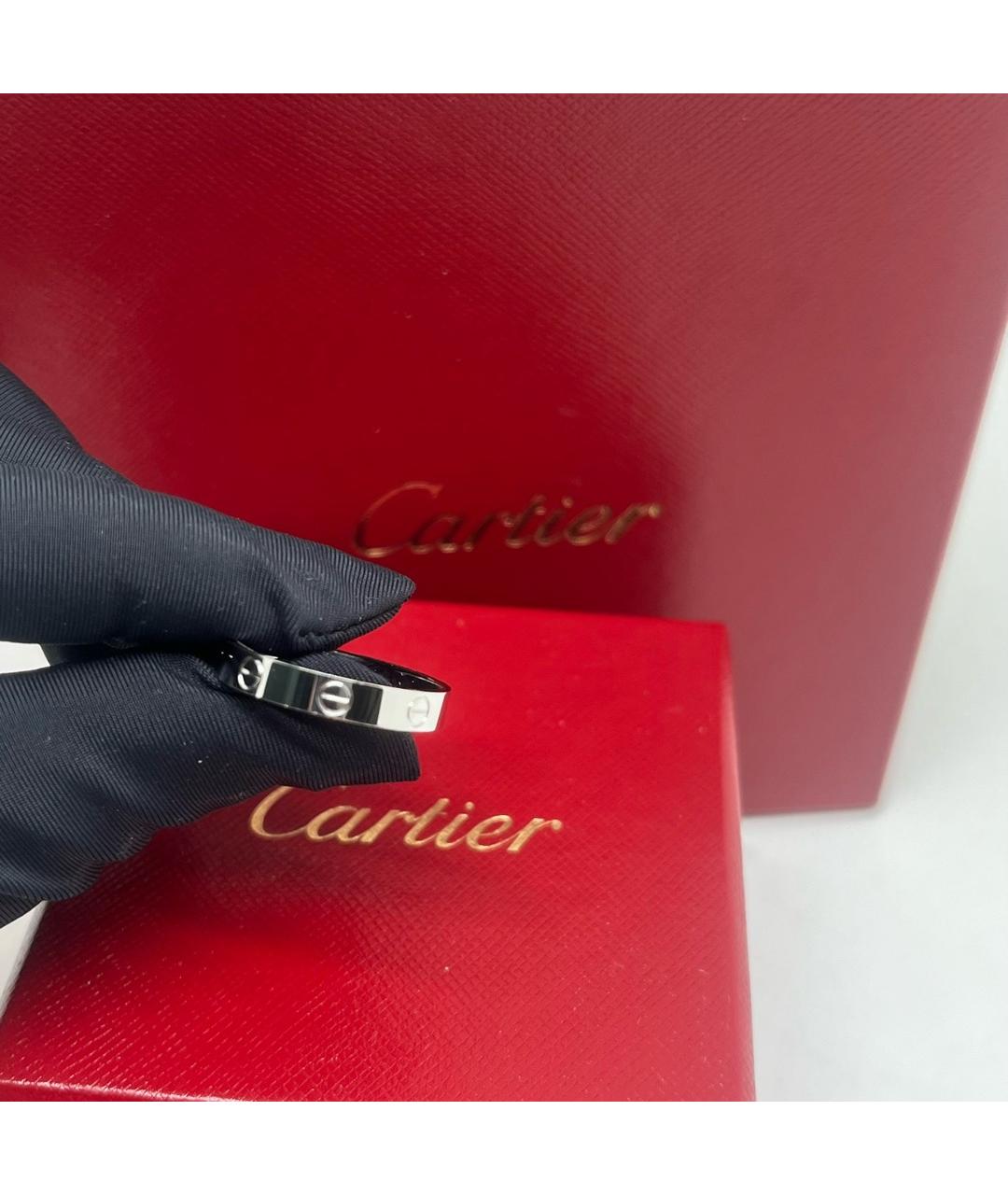 CARTIER Серебряное кольцо из белого золота, фото 4