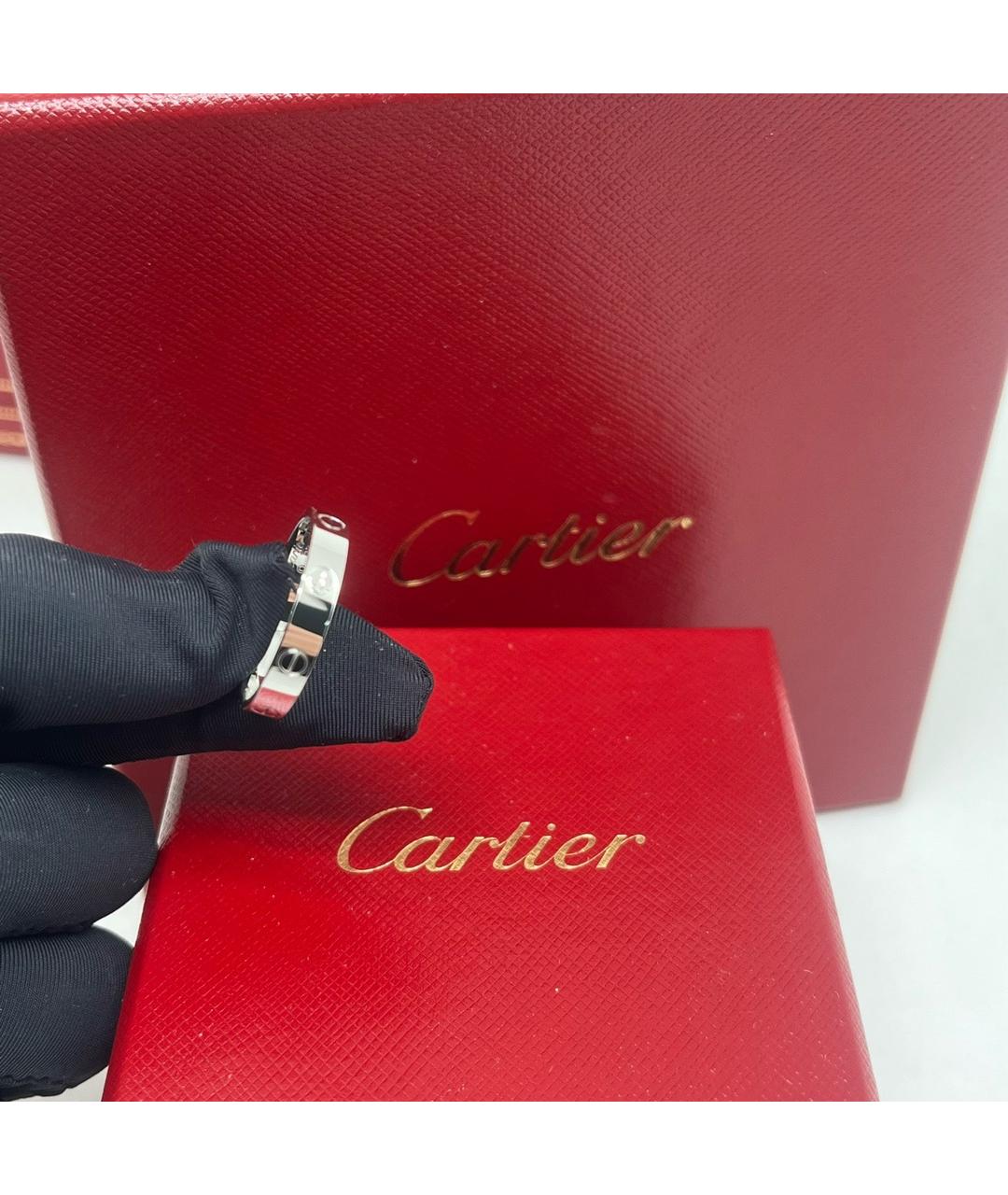 CARTIER Серебряное кольцо из белого золота, фото 3