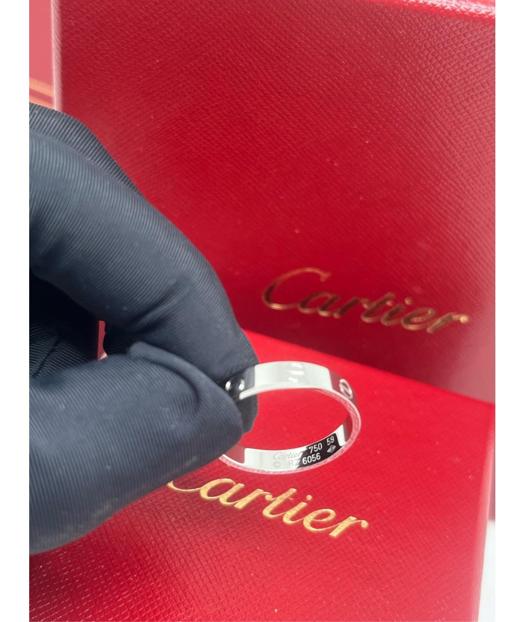 CARTIER Серебряное кольцо из белого золота, фото 5