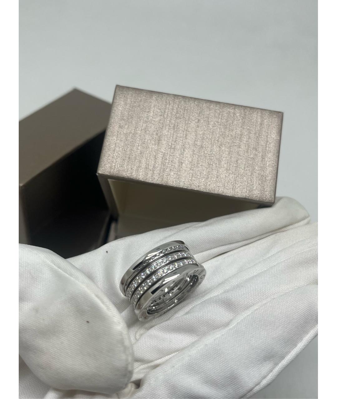BVLGARI Серебряное кольцо из белого золота, фото 7