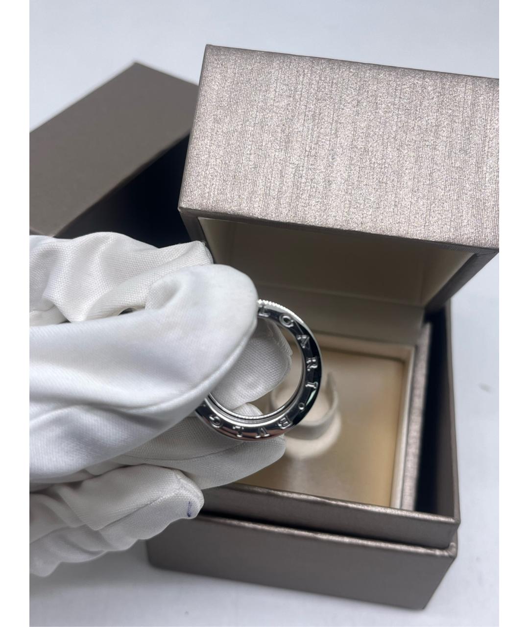 BVLGARI Серебряное кольцо из белого золота, фото 5