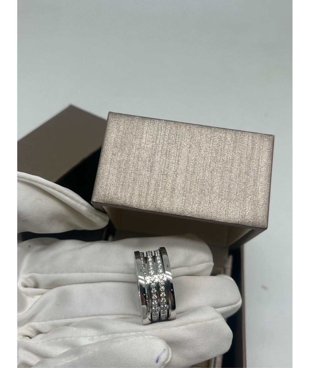 BVLGARI Серебряное кольцо из белого золота, фото 4