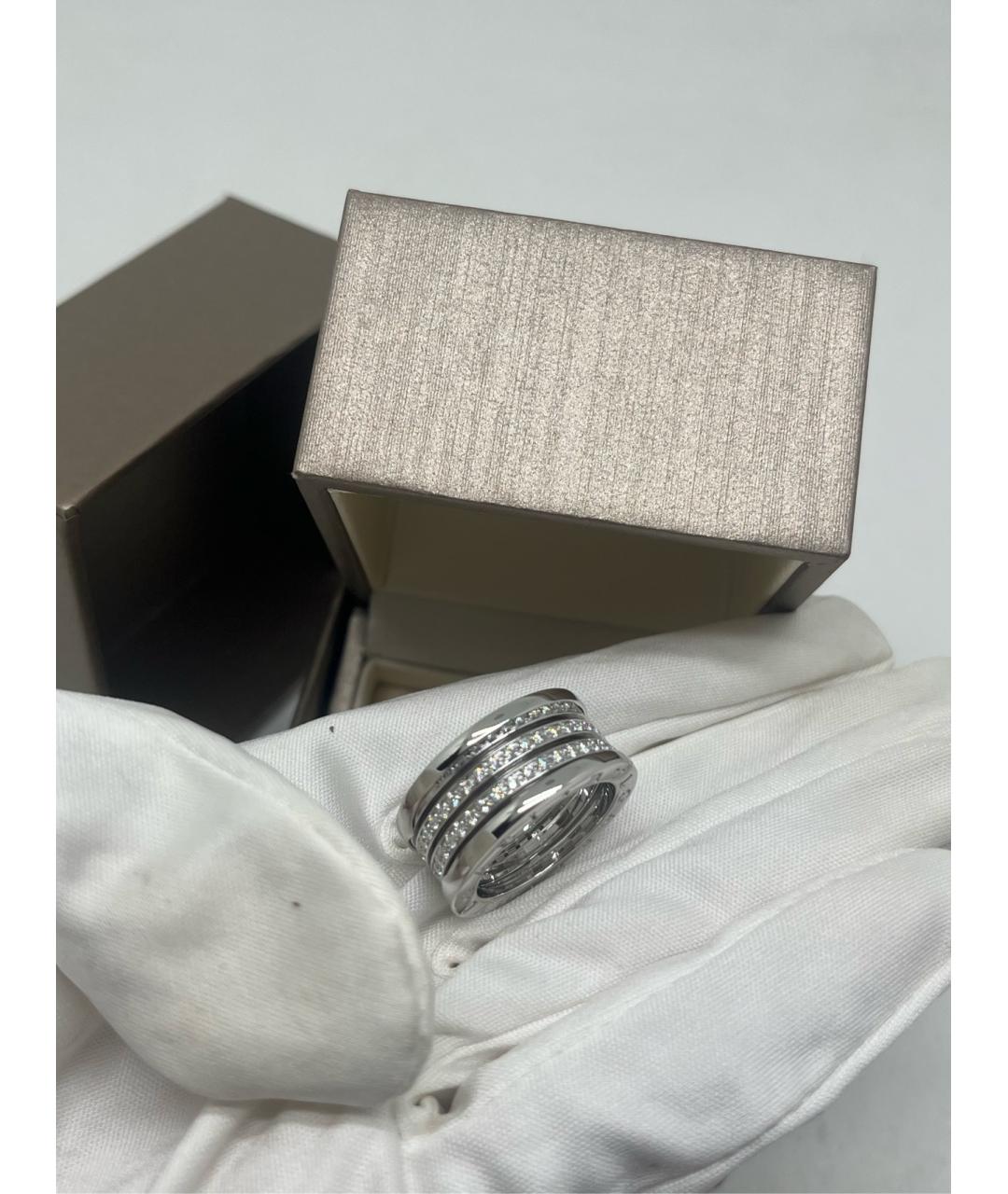 BVLGARI Серебряное кольцо из белого золота, фото 9