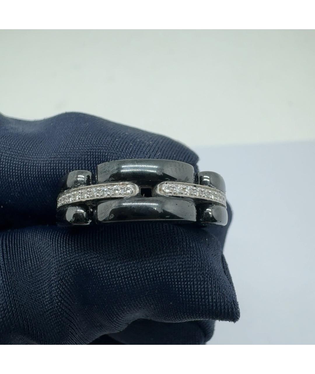 CHANEL Черное кольцо из белого золота, фото 2