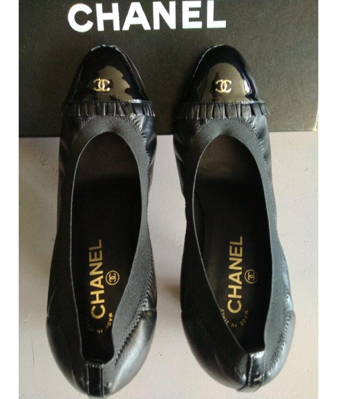 CHANEL Черные туфли, фото 7