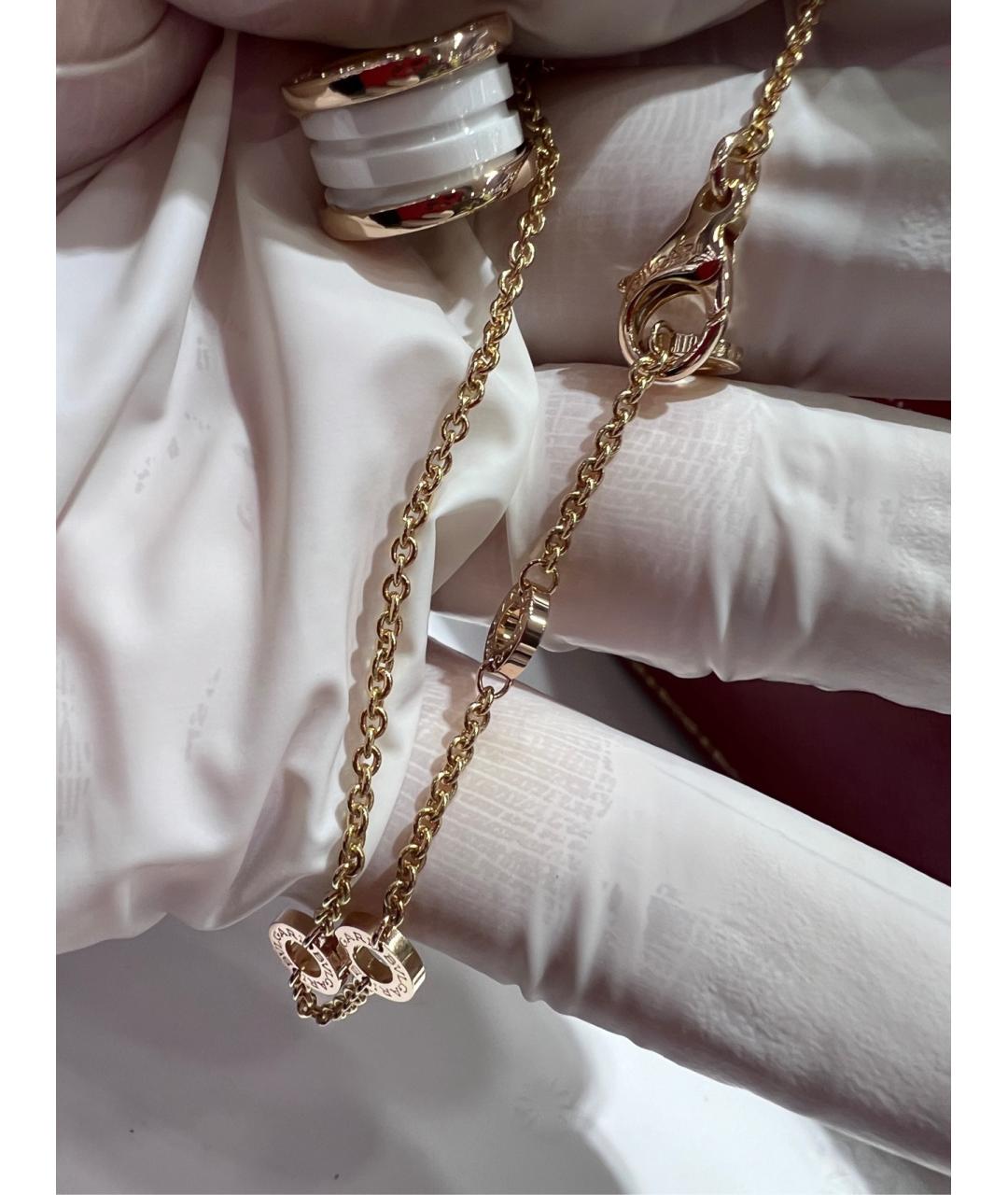 BVLGARI Золотое колье из розового золота, фото 6