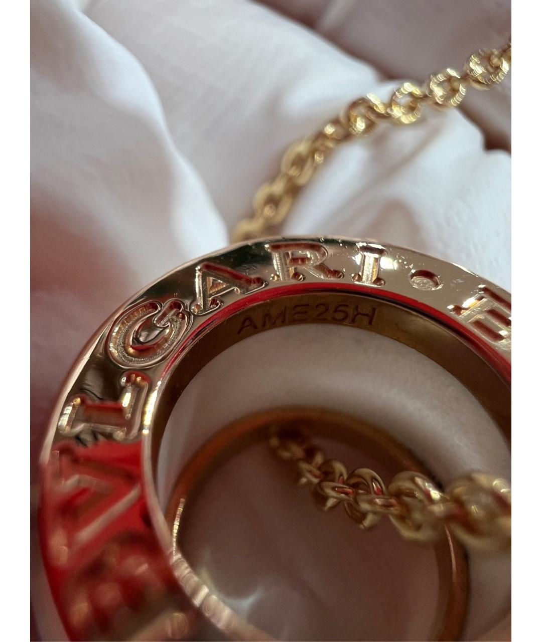 BVLGARI Золотое колье из розового золота, фото 5