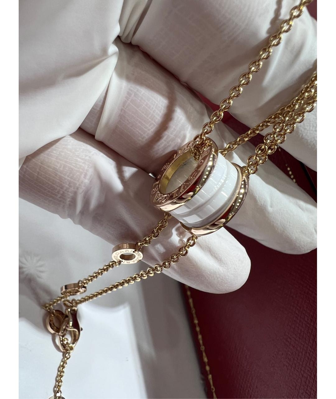 BVLGARI Золотое колье из розового золота, фото 4