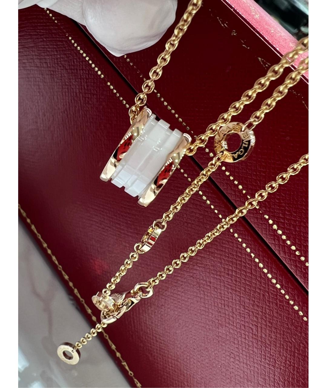 BVLGARI Золотое колье из розового золота, фото 7