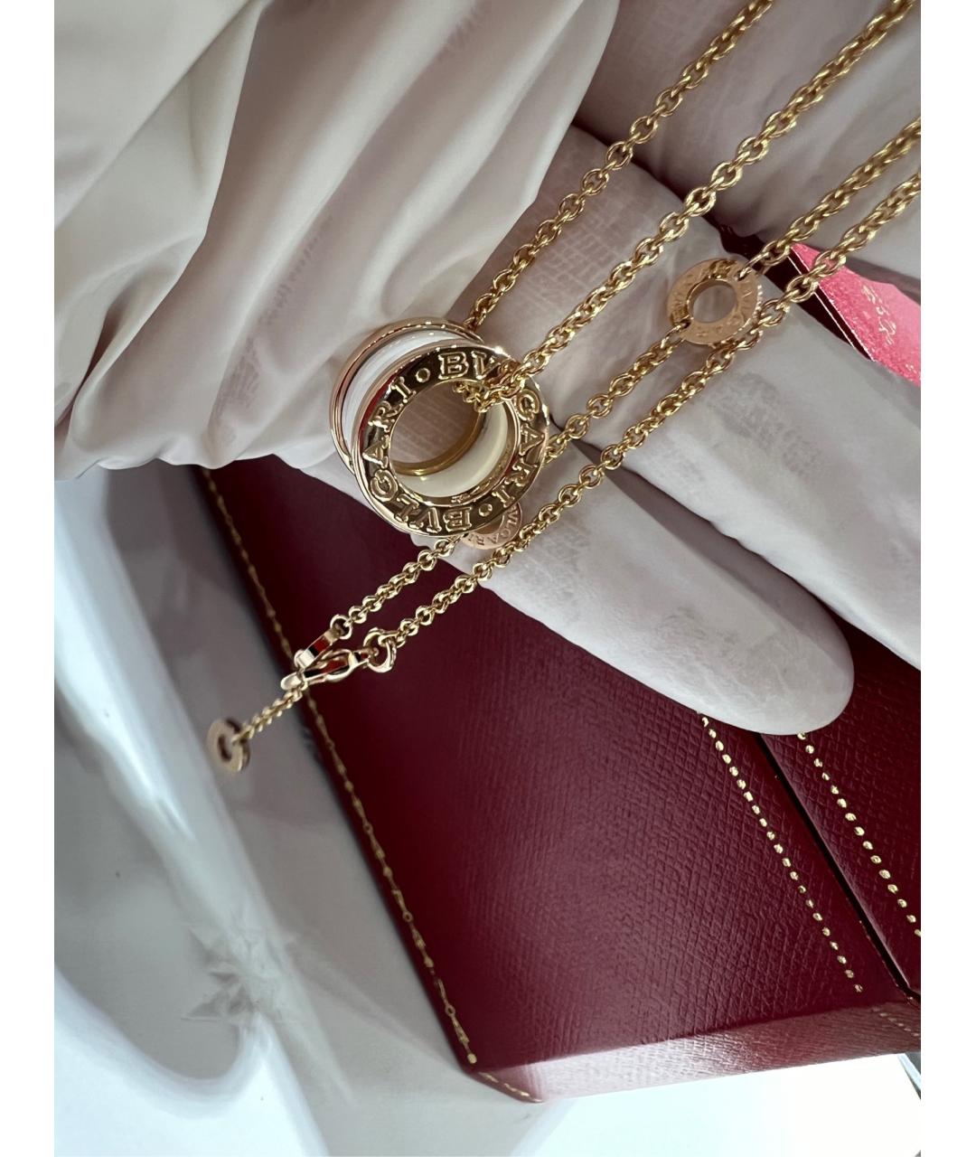 BVLGARI Золотое колье из розового золота, фото 2