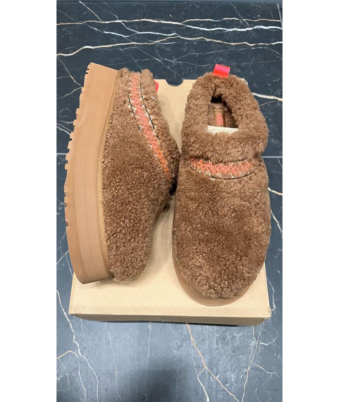 UGG AUSTRALIA Коричневые замшевые полусапоги, фото 3