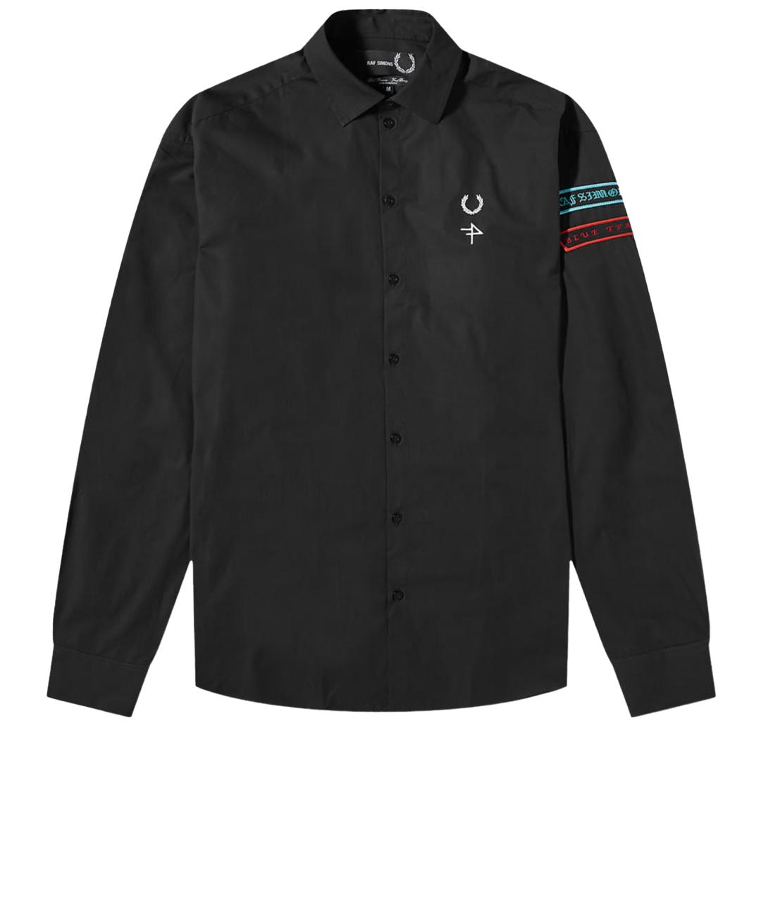 RAF SIMONS X FRED PERRY Черная кэжуал рубашка, фото 1