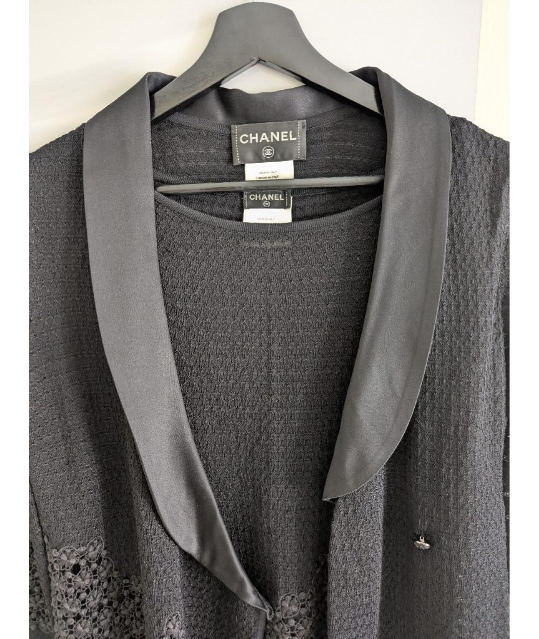 CHANEL Черный вискозный костюм с юбками, фото 6