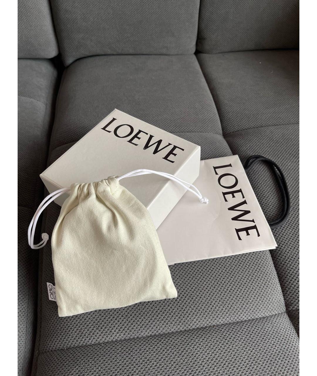 LOEWE Коричневый кожаный ремень, фото 4