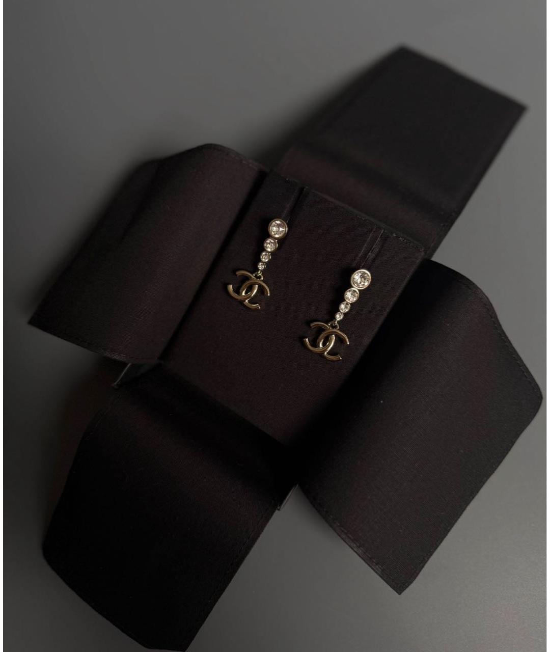 CHANEL Серебряные латунные серьги, фото 3