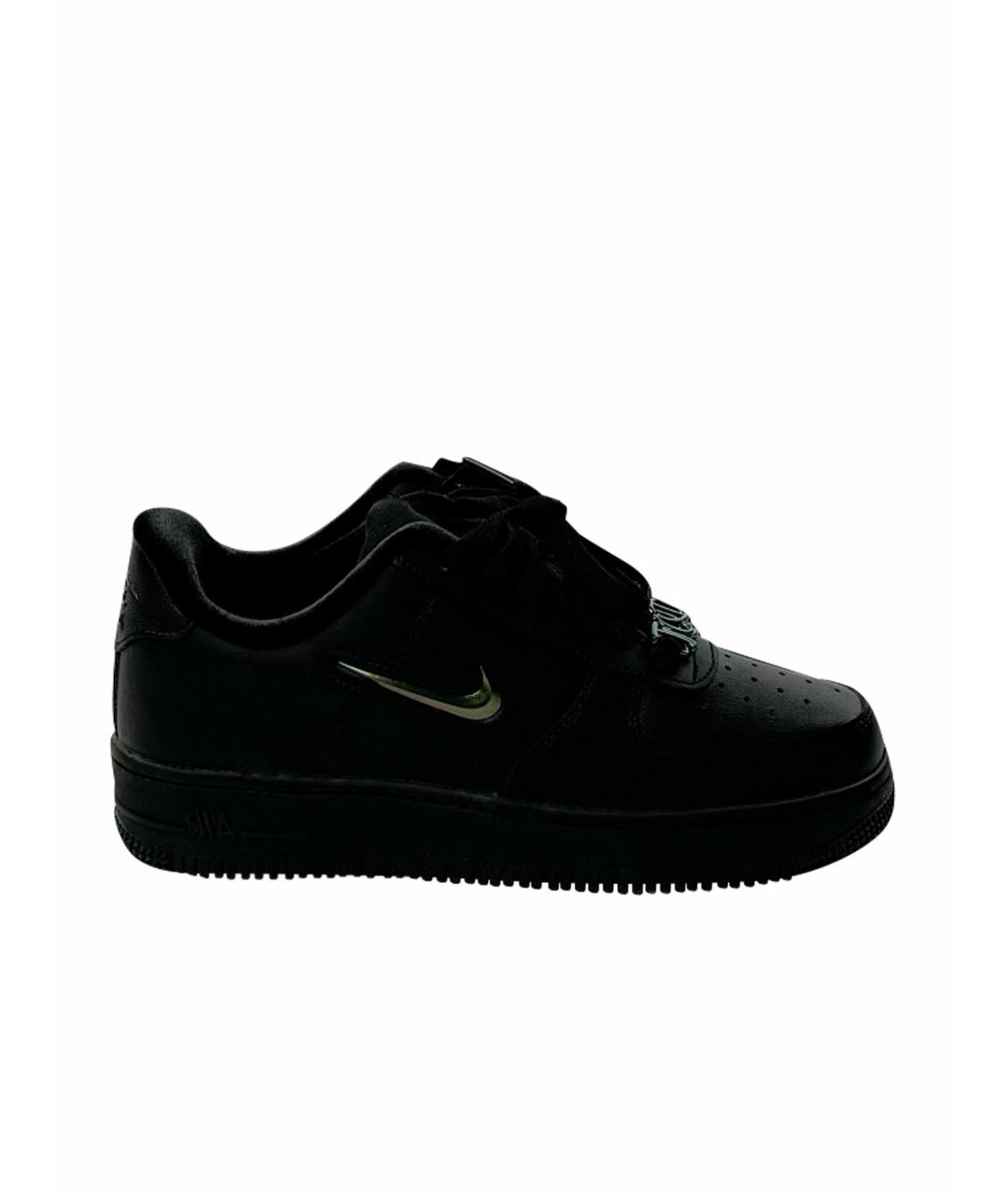 NIKE Черные кожаные кеды, фото 1