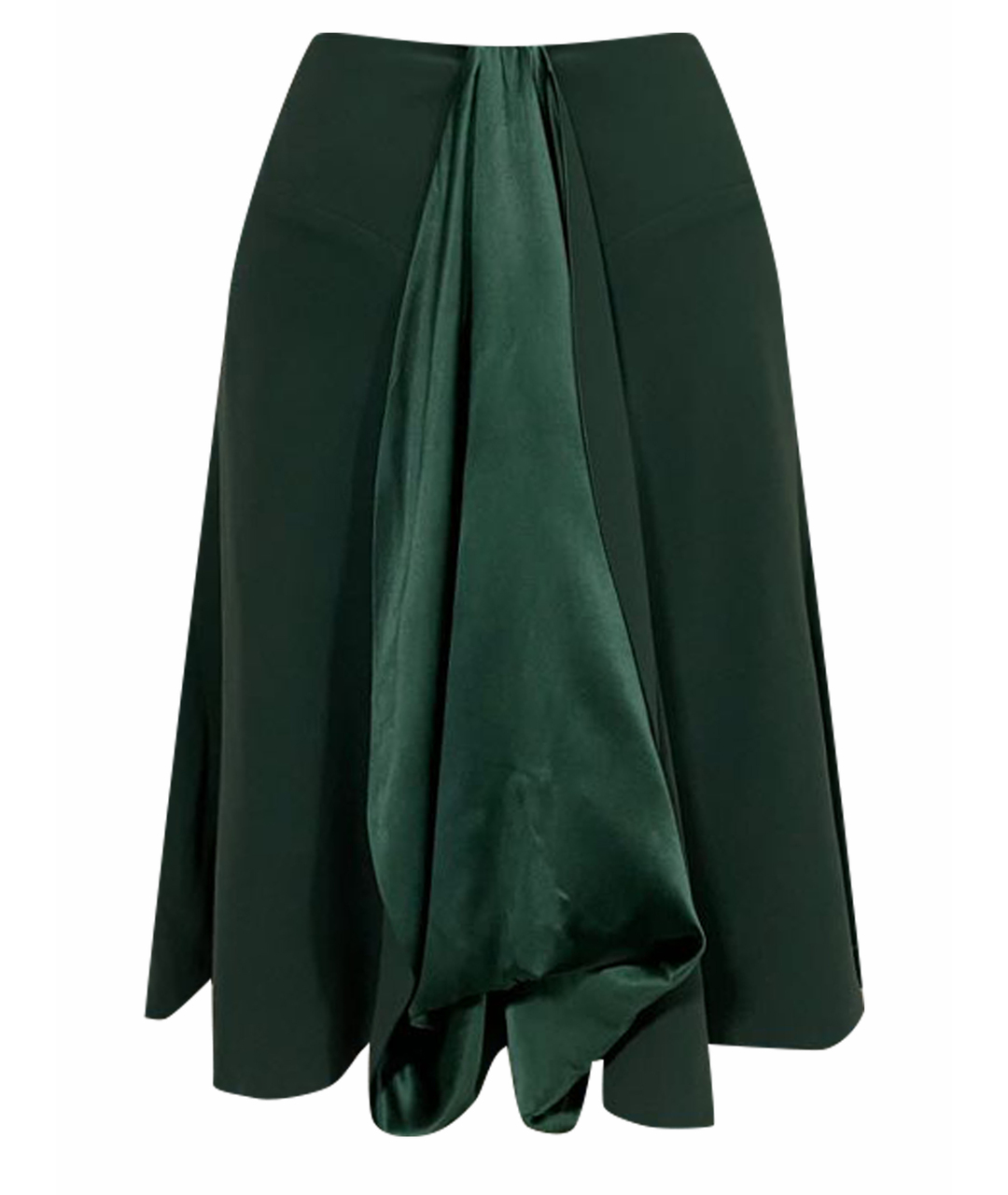 GIORGIO ARMANI Зеленая шелковая юбка мини, фото 1