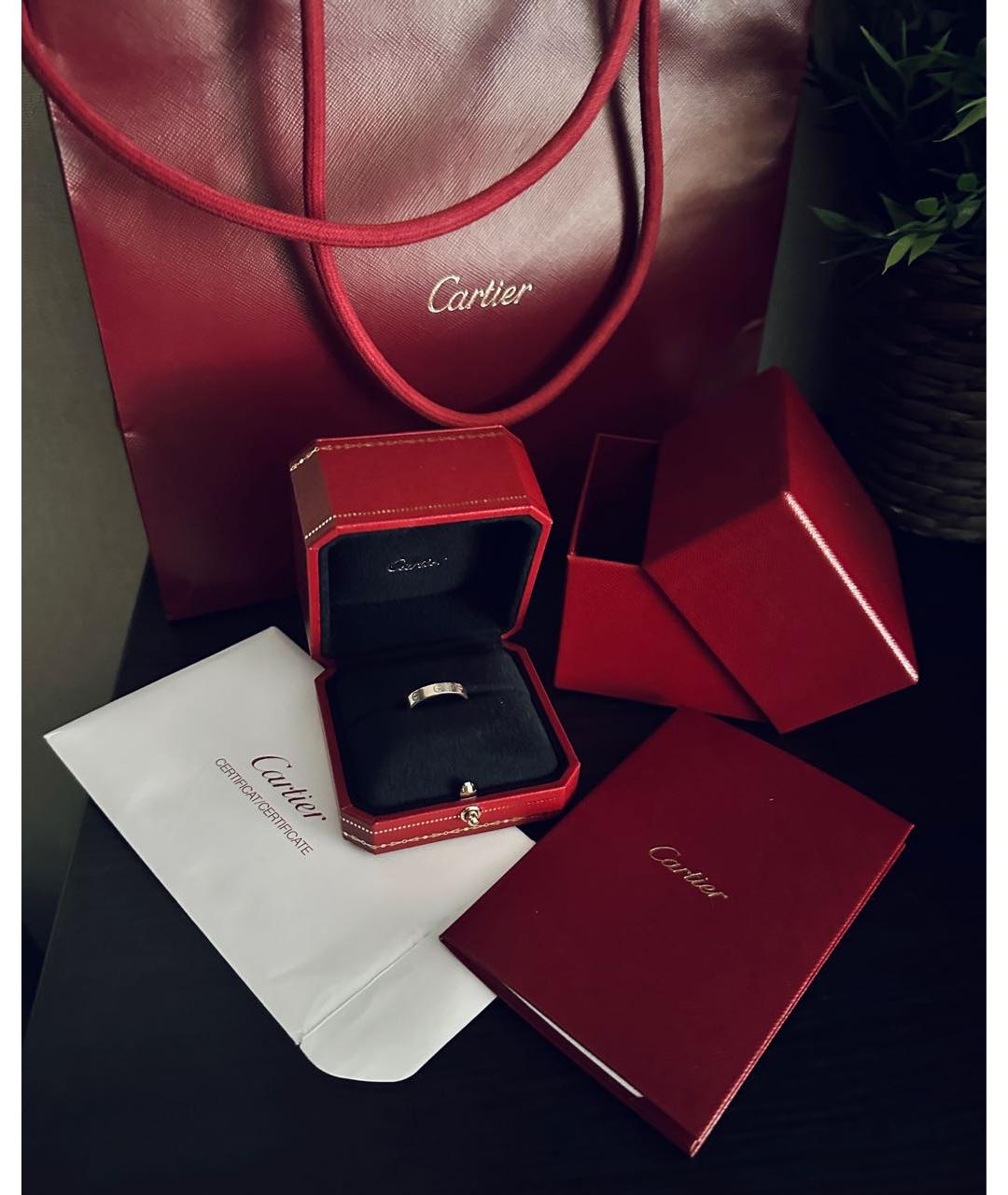 CARTIER Серебряное кольцо из белого золота, фото 2