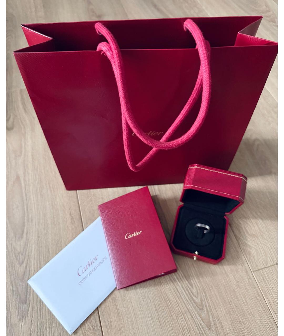 CARTIER Серебряное кольцо из белого золота, фото 3