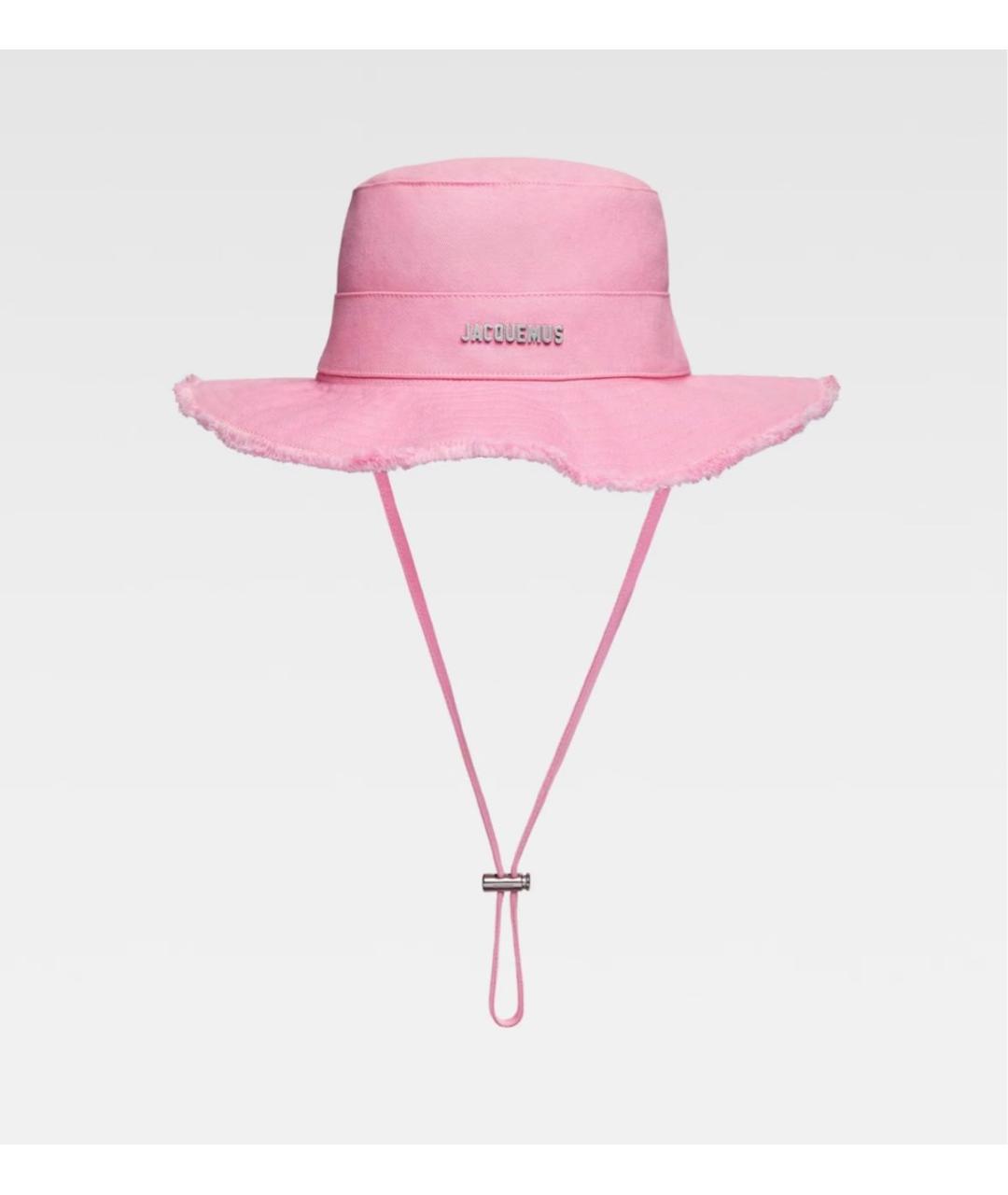 JACQUEMUS Розовая хлопковая панама, фото 7