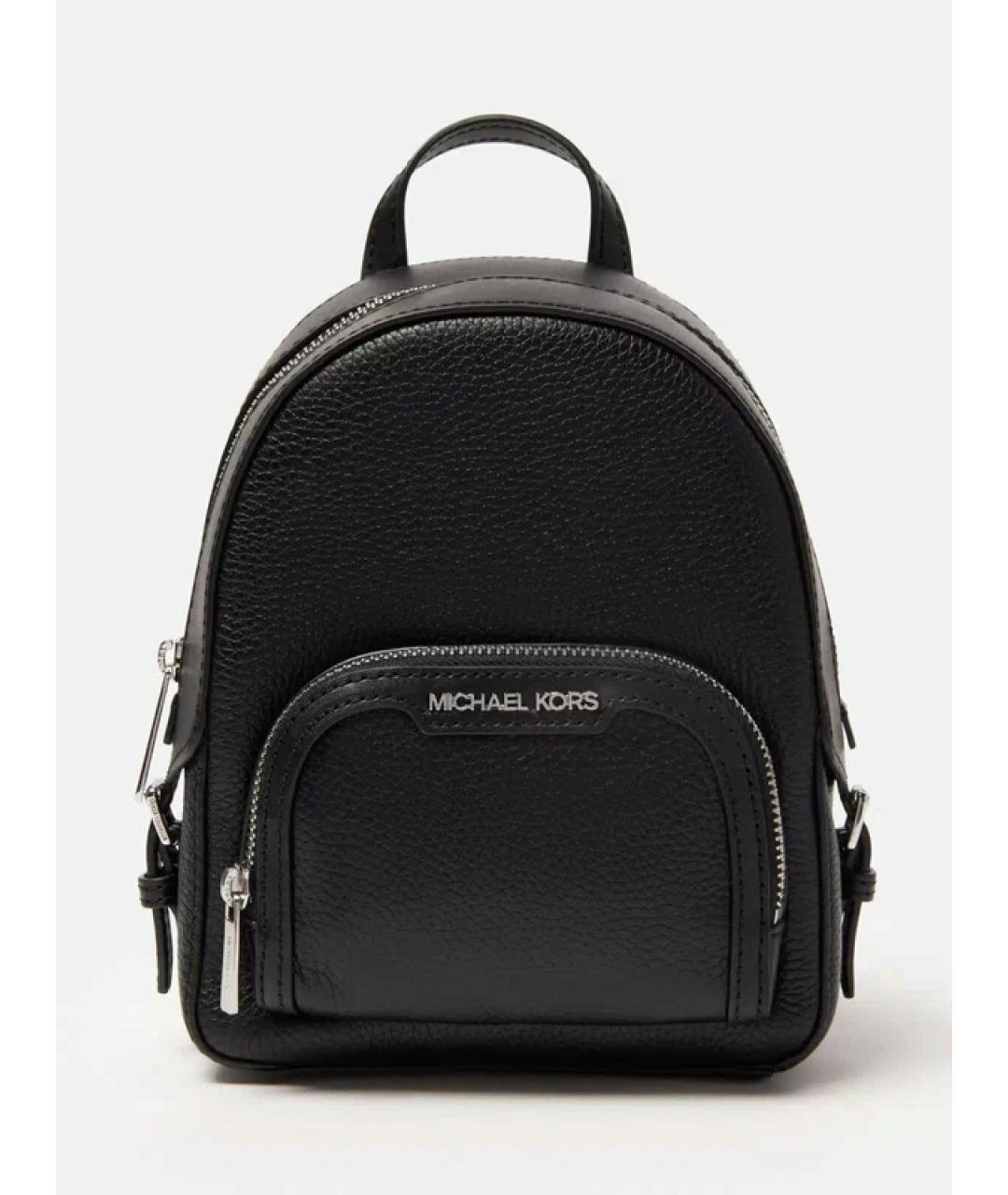 MICHAEL KORS Черный кожаный рюкзак, фото 4