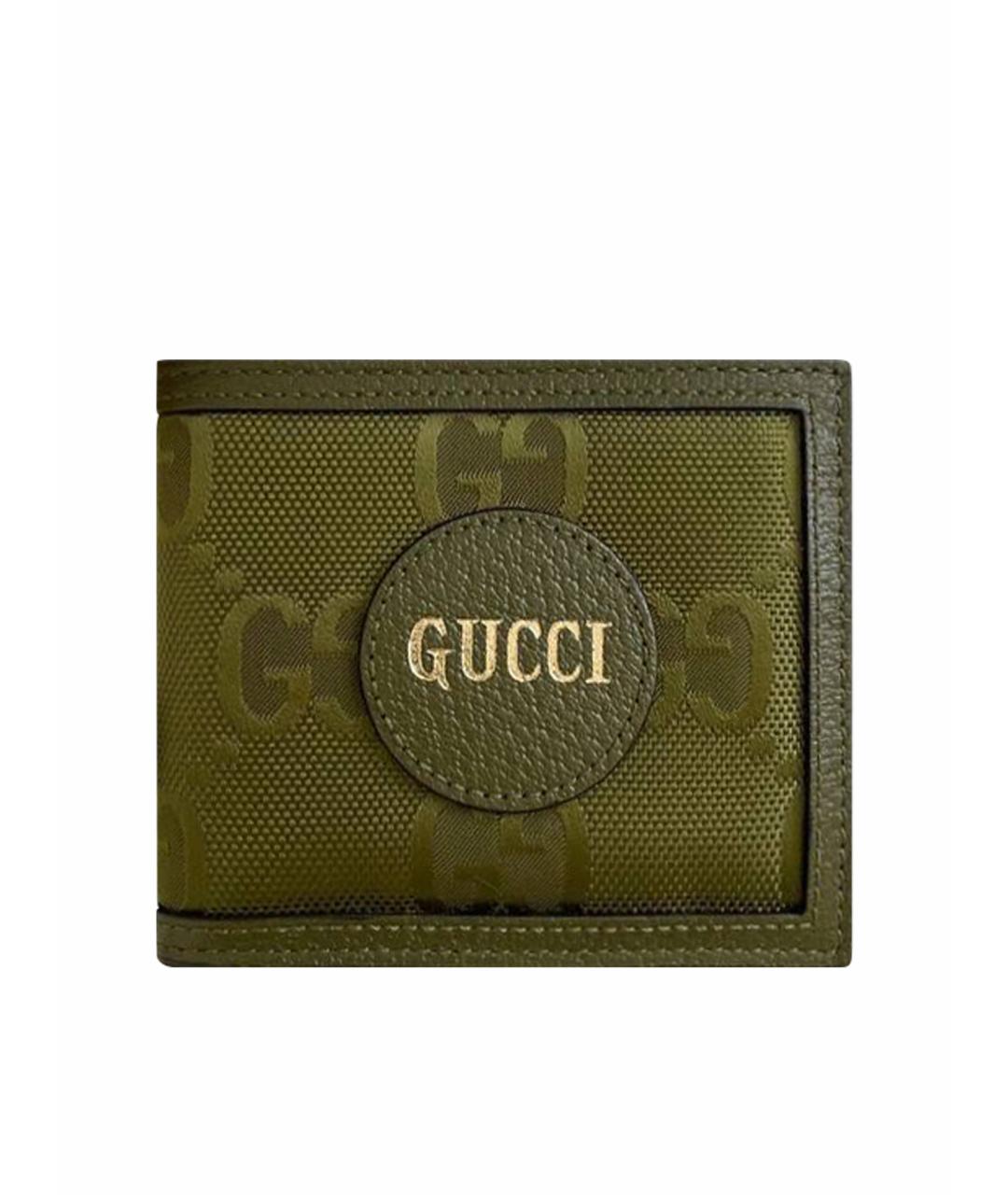 GUCCI Зеленый кожаный кошелек, фото 1