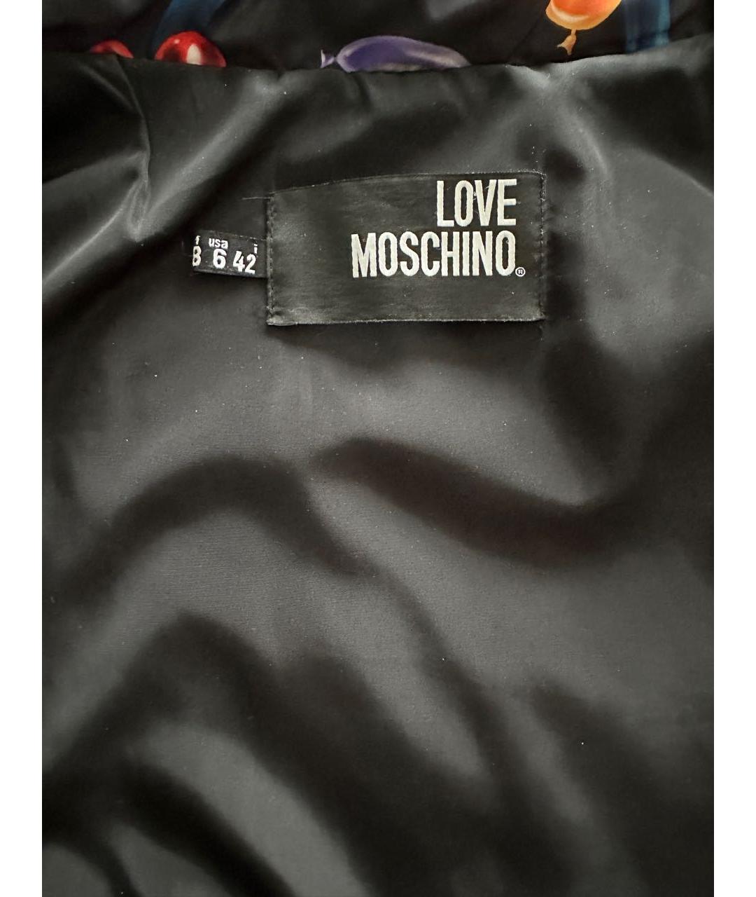 LOVE MOSCHINO Мульти полиэстеровая куртка, фото 3