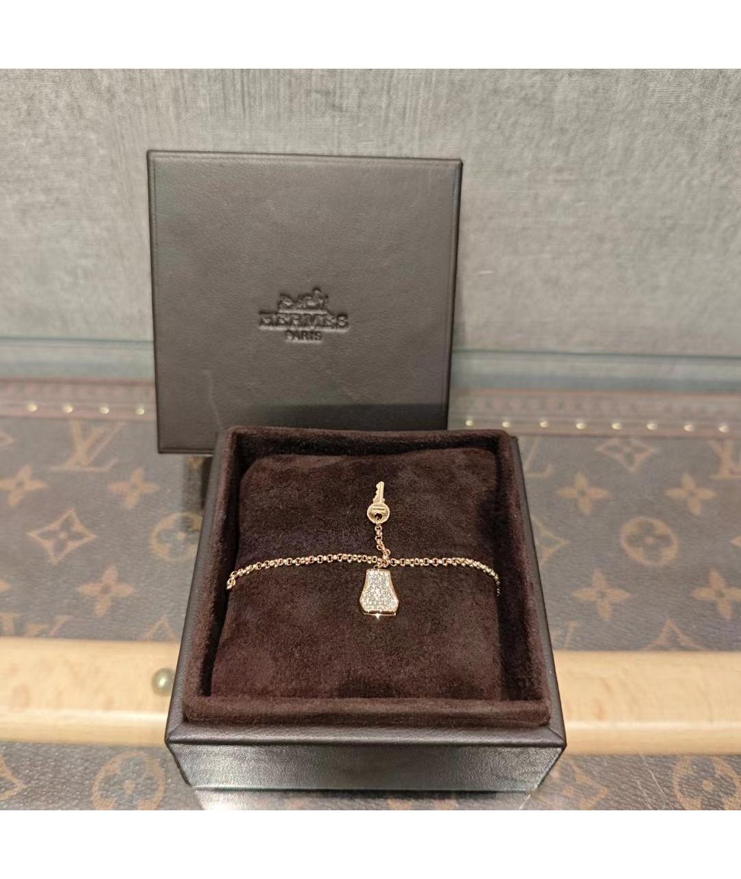 HERMES Браслет из розового золота, фото 3