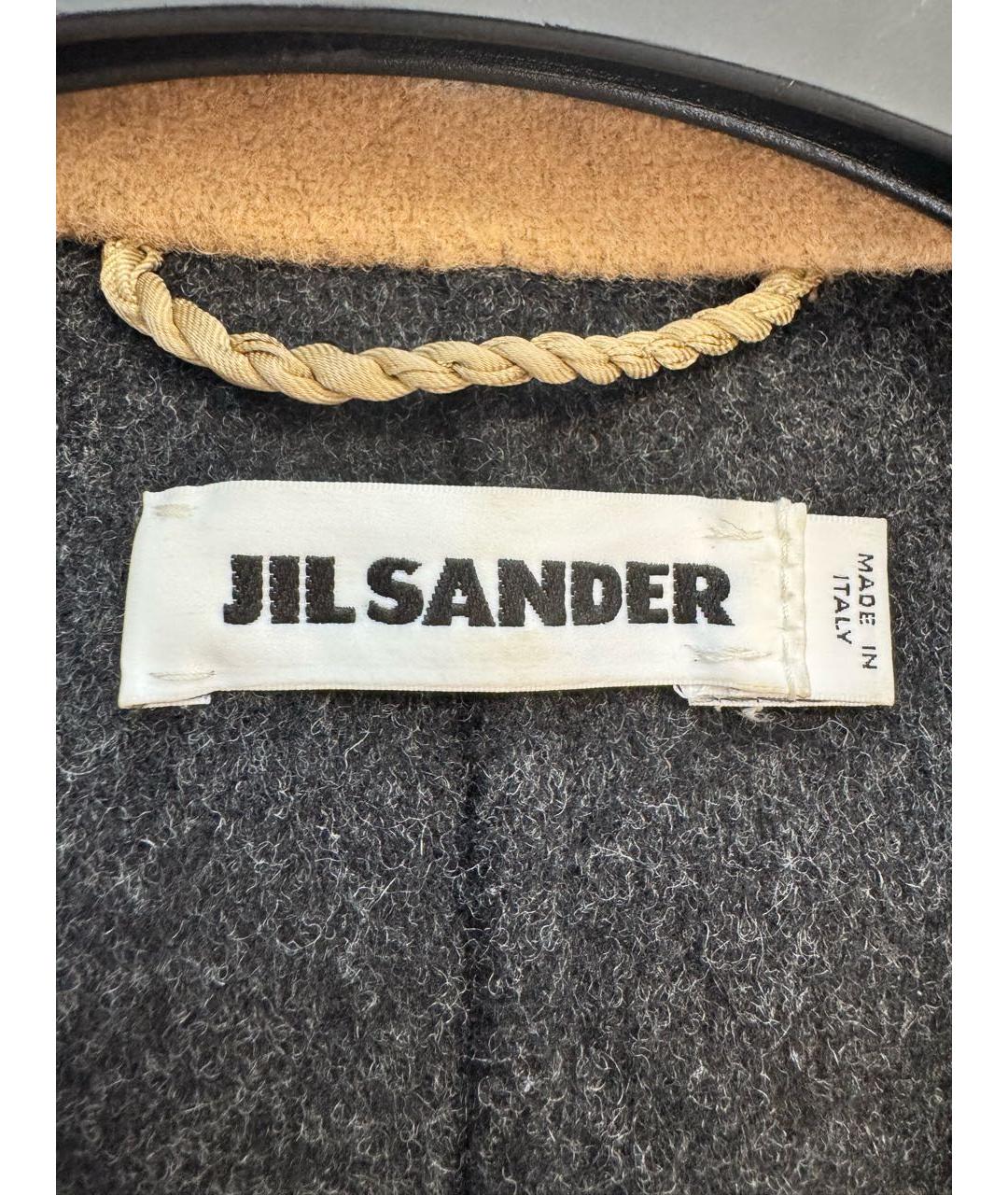 JIL SANDER Бежевый шерстяной жилет, фото 3