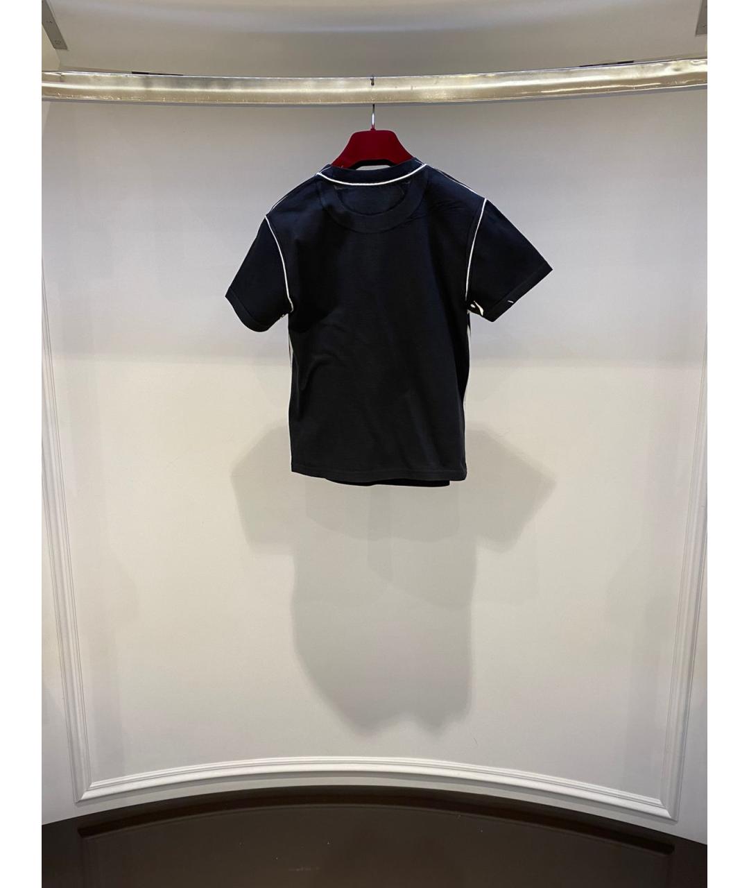 GUCCI Черная хлопковая футболка, фото 3