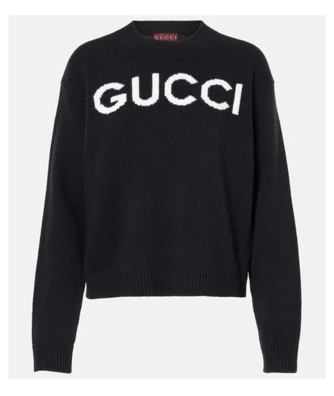 GUCCI Черный джемпер / свитер, фото 4