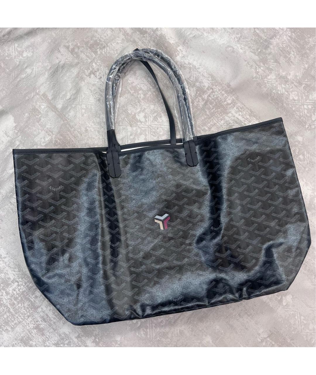 GOYARD Антрацитовая сумка тоут, фото 5