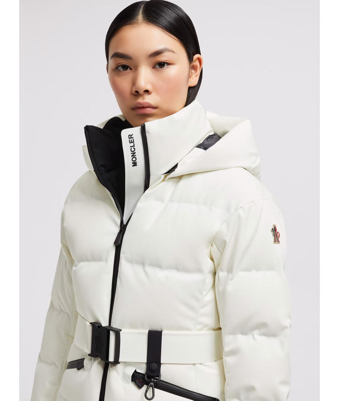 MONCLER Белая спортивная куртка, фото 3