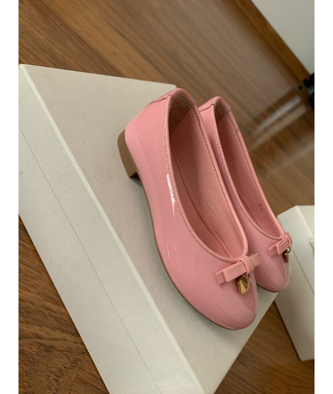 DOLCE&GABBANA Розовые балетки и туфли из лакированной кожи, фото 7